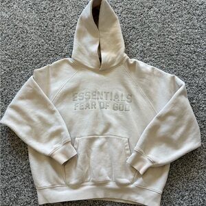 Fear of God Essentials Women’s Cream Hooded Sweatshirt